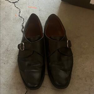 Men's Black Leather Dress Shoes